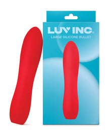  Luv Inc. Large Silicone Bullet - Red
