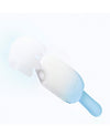 Bite Me Sucking, Tapping & Vibrating Cream Pop Stimulator - Blue/White