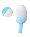 Bite Me Sucking, Tapping & Vibrating Cream Pop Stimulator - Blue/White