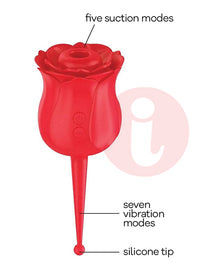  Wild Rose Le Pointe Vibrator - Red