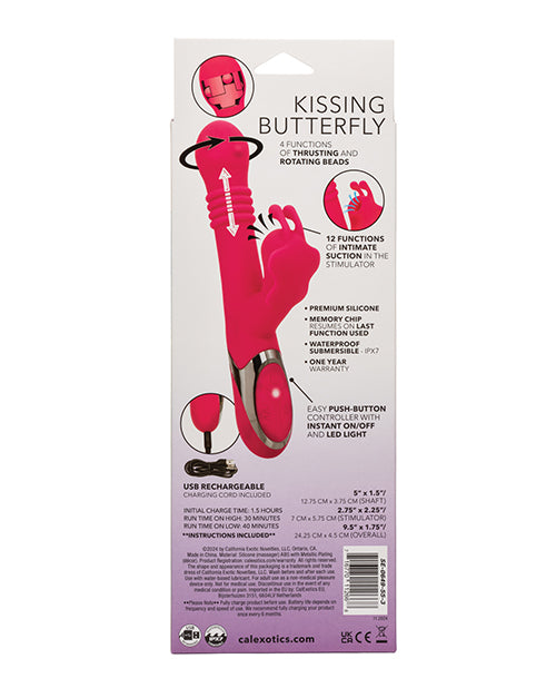 Enchanted Kissing Butterfly Vibrator - Pink