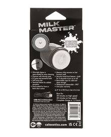  Milk Master Vibro Squeeze Pussy Stroker - Black