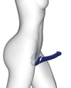 Strap On Me Multi Orgasm Bendable Strapless Strap On Medium - Night Blue