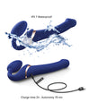 Strap On Me Multi Orgasm Bendable Strapless Strap On Medium - Night Blue