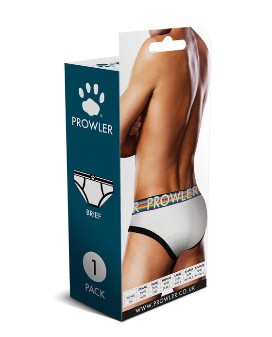 Prowler Oversized Paw Brief - White/Multi LG