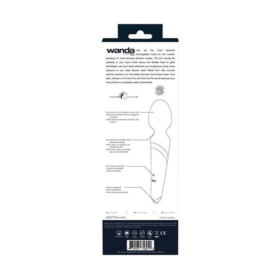 VeDO Wanda Rechargeable Wand - Just Black