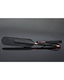  Pleasure Collection Matte Finish Paddle - Black/Rose Gold