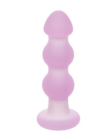  Lavender Haze Beaded Anal Probe - Lavender/White