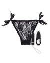 Nu Sensuelle Pleasure Panty Bullet w/Remote Control 15 Function - Black