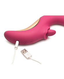  Lickgasm Tease & Please Thrusting & Licking Vibrator - Pink