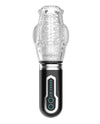 Thrusting, Rotating & Vibrating Oral Sex Masturbator - Black
