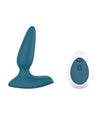 Canna Vibrating Butt Plug w/Remote Control - Blue/Green