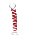 Glas 10" Mr. Swirly Dildo - Red