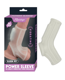  Vibrating Power Sleeve Sleek Fit - White