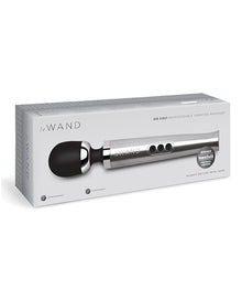  Le Wand Die Cast Rechargeable Massager - Silver