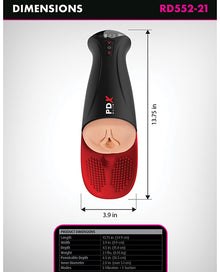  PDX Elite Fuck-O-Matic Pro XL Pussy Stroker - Light