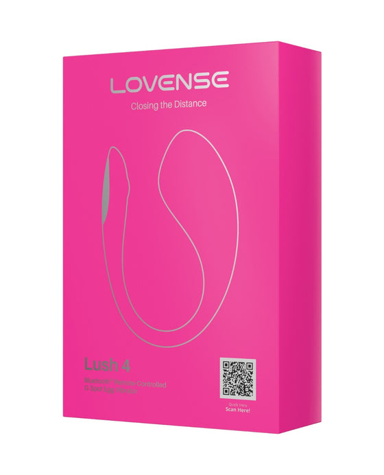 Lovense Lush 4.0 Bluetooth G-Spot Egg Camming Vibrator - Pink