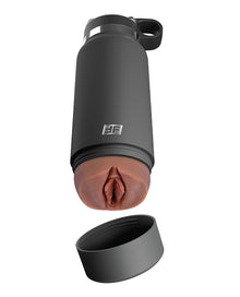  PDX Plus Fuck Flask Secret Delight Stroker - Brown/Grey