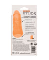 Silicone Studs Mini Vibrating Studs - Orange