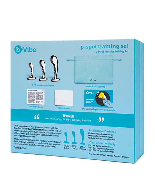 Stainless Steel P-Spot Training Set