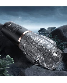  The Male Rose 2 Sucking & Vibrating Blow Job Sucker - Black