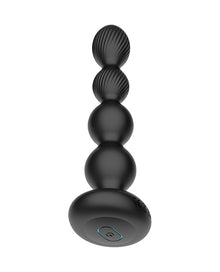  Nexus Tornado Probe Rotating & Vibrating Butt Plug - Black