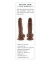 Selopa 6" Lifelike Dildo - Dark
