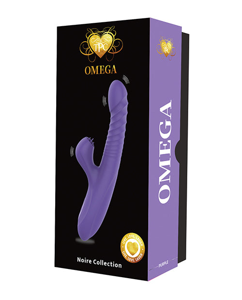 Omega Multi  Function Warming Head Rabbit Vibe - Purple