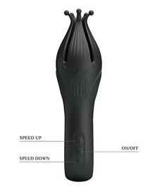  Pretty Love Arella Multi Petal Stimulator - Black