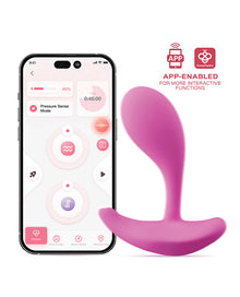  Oly 2 Pressure Sensing App-Enabled Wearable Clit & G Spot Vibrator - Pink