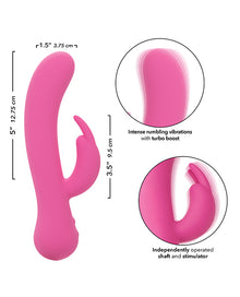  First Time Rechargeable Rabbit Vibrator - Pink