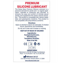  Swiss Navy Lube Silicone - 4 oz