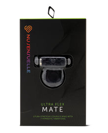  Nu Sensuelle Mate Ultra Bullet Ring Cockring 7 Function - Black