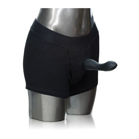 Packer Gear Boxer Brief Harness XL/2XL - Black