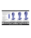 Evolved Hole Punch Anal Plug Set - Purple Set of 3