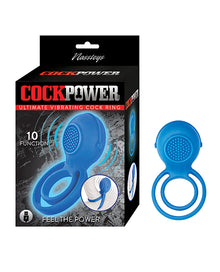  Cockpower Ultimate Vibrating Cock Ring - Blue