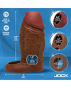 Curve Toys Jock Silicone Penis Extension Sleeve - Dark