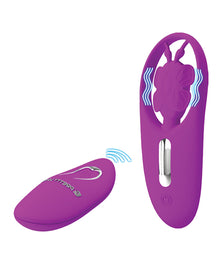  Pretty Love Dancing Butterfly Panty Vibe w/Free Panty - Fuchsia