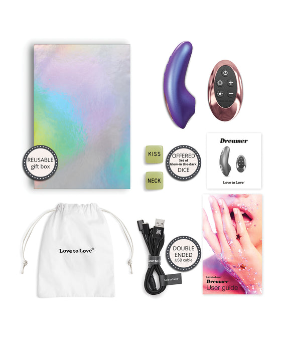 Love to Love Dreamer Mini Tongue Flicker - Iridescent Night