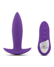  Nu Sensuelle Remote Control Rechargeable Mini Plug - Purple