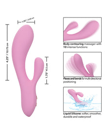  Contour Zoie Flexible Dual Massager - Pink