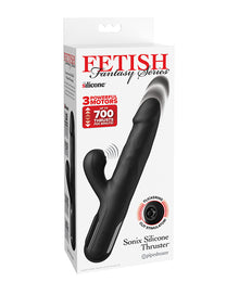  Fetish Fantasy Series Sonix Silicone Thruster - Black