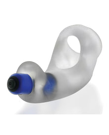  Hunky Junk Buzzfuck Sling w/Taint Vibe - Clear Ice