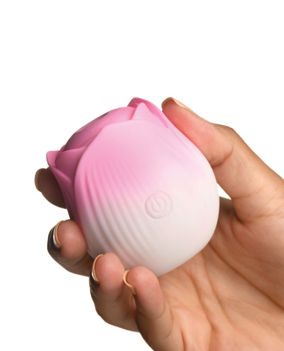 Bloomgasm Pulsing Petals Throbbing Rose Stimulator - Pink