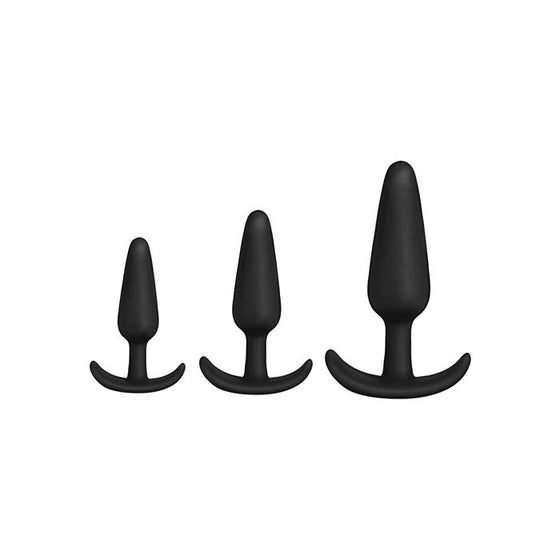 Mood Naughty 1 Anal Trainer Set - Black Set of 3