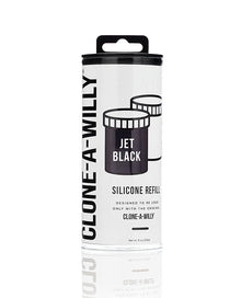  Clone-A-Willy Silicone Refill - Jet Black