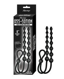  Ass-sation Dual-Ended Anal Beads - Black