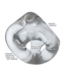  Oxballs Tri Sport XL 3 Ring Sling - Clear