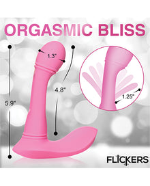  Inmi G-Flick Flicking G-Spot Vibrator w/Remote - Pink