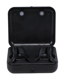  Merci Vibro Grippers Rechargeable Vibrating & Wireless Nipple Clamps - Black